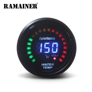 Ramainer 2 ''52 millimetri Auto Digitale/Analogico <span class=keywords><strong>Elettronico</strong></span> A LED Water Temp Temperatura Calibro di Fumo Auto Meter - Product Image 2