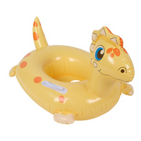 Siège flottant pour enfants en PVC durable, bouée de piscine gonflable avec poignée, motifs de dessins animés, plusieurs designs pour les jeux aquatiques des enfants