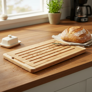 Tagliere per pane in bambù 38x25 (Ibili 74340) - Product Image 3