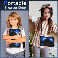 Étui antichoc pour enfants avec motif anime pour Samsung Tab A11 8.7 2025 Tab A9 8.7 2023 avec support et sangle d'épaule, coque de protection robuste OEM ODM