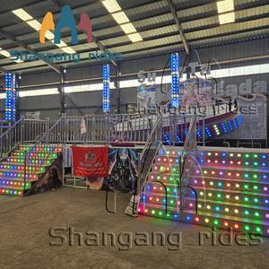 Manège Tagada Disco Turntable Thrill Bouncing Ride avec système de rebond hydraulique, <span class=keywords><strong>attraction</strong></span> de parc d'attractions, directement de l'usine - Product Image 4