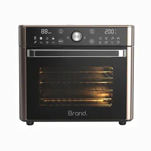 22 L 가전 제품 다목적 오븐을 사용하여 빵을 굽고 피자를 굽고 그릴로 음식을 구울 수 있습니다.