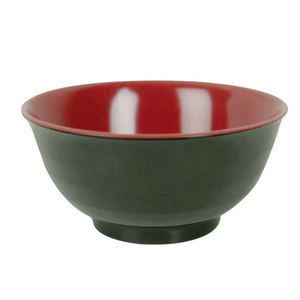 Soupe Bols Avec Couvercle Thực Phẩm An Toàn Thực Phẩm Bát Nhỏ, Hai Màu Nhựa Melamine Miso Soup Bát Có Nắp - Product Image 3
