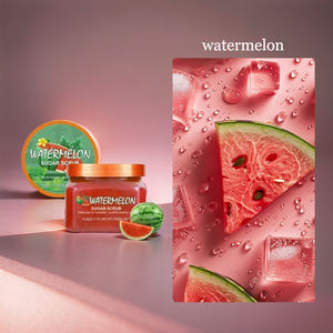 Exfoliante Natural Espumoso de Sandía, Sal, Mantequilla y Azúcar, Blanqueador, Café, Té Verde, Marca Privada, Orgánico - Product Image 3