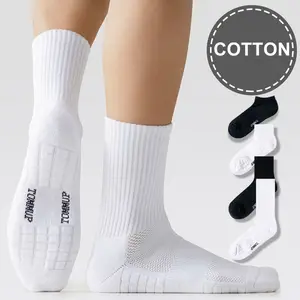 Coolsa — coussin tricoté et côtelé pour hommes, chaussettes de Sport à Compression, professionnelles de Basketball, de Sport, Premium, vente en gros