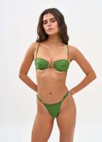 Op maat gemaakte bikini set met beugels, metalen hardware, verstelbare bandjes, tweedelig zwempak, private label, groothandel bikini