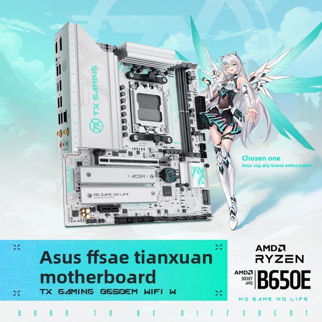 TX GAMING B650EM WIFI W-Tian Xuan DDR5 Desktop Gaming Motherboard Supports AMD 9800X3D/9700X ROG Official Flagship