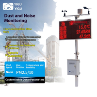 Surveillance de la qualité de l'environnement Kit de capteur de vitesse du vent Station météo professionnelle avec Wifi Gprs 4g Mesures de rayonnement