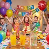 Pailles créatives en forme de fruits, design mignon de dessin animé, parfaites pour les fêtes d'anniversaire des enfants, les vacances et les événements de plage, brosse incluse.