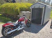 Couverture gonflable portative de moto de taille de coutume imperméable UV Garage de stationnement Mini Garage de moto tente gonflable de moto