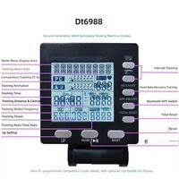 Compteur de Rameur Étanche avec Écran Intelligent et Résistance au Vent pour Application Mobile, Idéal pour le Fitness en Intérieur