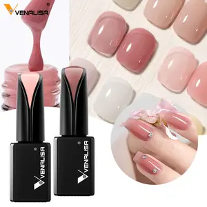 VENALISA — vernis à ongles français, couleur gelée, Gel semi-transparent, émail, couleur douce, couleur bonbon, laque, 15ml, nouveauté 2020