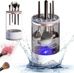 Venta al por Mayor de los Nuevos Productos 2024: Máquina Limpiadora y Secadora de Brochas de Maquillaje Ultrasónica Electrónica Automática de Secado Rápido y Portátil - Product Image 1