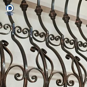 <span class=keywords><strong>Ringhiere</strong></span> Moderne in Ferro Prima per Scale, con Pannelli in Metallo Solido e Motivi Tagliati al <span class=keywords><strong>Laser</strong></span>, Finitura Verniciata a Polvere per Sicurezza e Isolamento Visivo - Product Image 4
