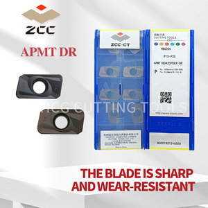 Insertos de Carburo Genuinos ZCCCT APMT160408PDER DR para Fresado, Cortador Frontal de Alta Precisión, Herramientas de Torno CNC Indexables - Product Image 2