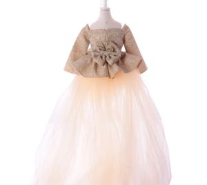 ชุดเดรสสำหรับงานเลี้ยงวันเกิดของเด็กชุดเดรสลูกไม้แขนยาวดีไซน์หรูหราสำหรับเด็กผู้หญิงเด็กแรกเกิด10ขวบ - Product Image 2