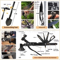 Pour les fournitures de camping en plein air, équipement multifonctionnel, kit de survie en milieu sauvage, kit d'urgence, ensemble d'outils CY-110