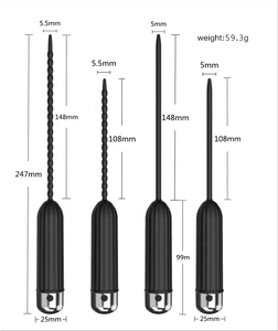 Spina del pene In Uretrale Vibratore Giocattoli Del Sesso Per Gli Uomini Adulti Giochi Horse Eye Vibratore In Silicone Prodotti Adulti - Product Image 4