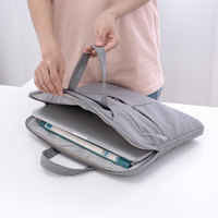 Sac d'affaires très vendu de 13 pouces, grande capacité, housse pour ordinateur portable imperméable avec matériau en polyester épaissi