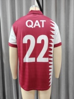 Camisetas de Fútbol con Logotipo Bordado, Diseño Retro de Moda con Parches, Jersey de Fútbol OEM F04