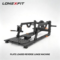 Machine à glissière inversée à charge libre en acier pour l'entraînement des fessiers, des jambes et du bas du corps, équipement de musculation professionnel pour salle de sport