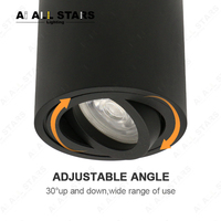 Support de montage en surface pour spot cylindrique GU10, cadre de spot orientable, boîtier de fixation pour downlight