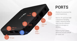 <span class=keywords><strong>Tanix</strong></span> <span class=keywords><strong>TX6</strong></span> Streaming Media Player 2 Go de RAM 16 Go de ROM Android TV Box avec de nombreuses applications de préinstallation - Product Image 6