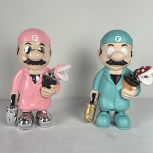 ขายส่ง ฟิกเกอร์มาริโอ้สีชมพู ขนาด 33 ซม./50 ซม. สำหรับงานป๊อปอาร์ต งานเรซิ่น ตกแต่งบ้าน ตัวละครจากภาพยนตร์ - Product Image 3