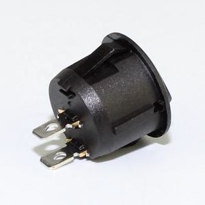 Saklar Rocker bulat Mini 20mm SPST 2 Pin, saklar Toggle lingkaran ON Off untuk mobil RV otomotif - Product Image 3