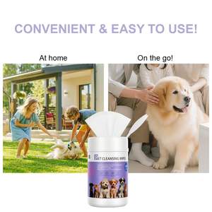 Lingettes pour animaux de compagnie OEM, 160 unités, hypoallergéniques, pour nettoyer les poils, les pattes, les <span class=keywords><strong>oreilles</strong></span>, les yeux et la <span class=keywords><strong>bouche</strong></span> des chiens - Product Image 6