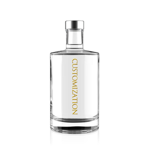 Bottiglie in Vetro per <span class=keywords><strong>Gin</strong></span>, Tequila e Whisky 500ml/700ml con Serigrafia e Tappo in Sughero, Set all'Ingrosso in Vetro Extra Trasparente - Product Image 3