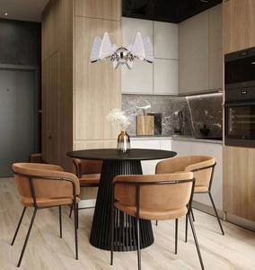 Lustre de chambre à coucher LED <span class=keywords><strong>en</strong></span> titane argent, papillon d'art <span class=keywords><strong>en</strong></span> <span class=keywords><strong>plexiglas</strong></span> de forme irrégulière - Product Image 3