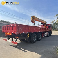 Camion-grue télescopique multifonctionnel Shacman New M3000 8x4 12 roues avec grue auto-chargeuse pour le transport de marchandises à vendre