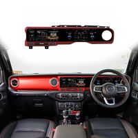Radio con Pantalla Digital Daolutong para Android, Unidad Principal de Doble Pantalla para Jeep Wrangler JL Mojave 2018-2024