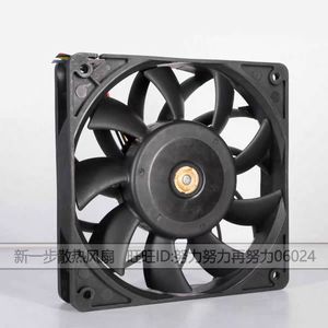 Ventilador de conducto AvC 120x120x25mm 24V 0.55A con doble rodamiento de bolas, ventilador axial de refrigeración para inversor - Product Image 3