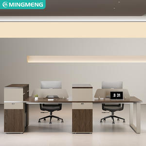 Bureau de personnel personnalisable, bureau de personnel en open space avec armoire, design moderne, bureau de finance - Product Image 5