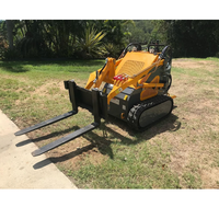 Chargeur compact sur chenilles 800 mm HY280 avec ripper et grappin hydraulique