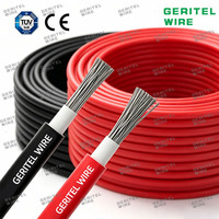 1000V/1500V verzinntes Kupfer-Photovoltaik-Solar kabel DC 4mm 6mm XLPO-Isolierung 16A Nennstrom Industrielle Anwendung