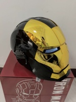 Casque électronique de super-héros à commande vocale pour cosplay, fêtes, enfants et adultes