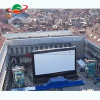 Al aire libre Pantalla de proyector portátil plegable inflable al aire libre pantalla de cine para conducir en salas de cine