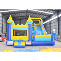 Château gonflable commercial avec protection UV et certifié CE, en PVC de haute qualité, capacité 500 kg pour enfants