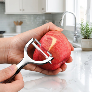 Éplucheur de légumes en alliage de zinc robuste en forme de Y, lame tranchante en acier inoxydable, éliminateur d'œufs, compatible lave-vaisselle pour cuisine commerciale - Product Image 5