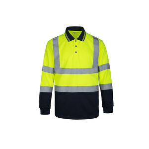 Camiseta de Seguridad Polo Reflectante de Alta Visibilidad con Logotipo Personalizado ANSI, Camiseta de Trabajo de Alta Visibilidad - Product Image 1