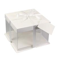 Boîte transparente en plastique pour gâteau, boîte à gâteau d'anniversaire, présentoir de boulangerie, cadeau d'anniversaire, 8 pouces, 9 pouces, 10 pouces, livraison gratuite