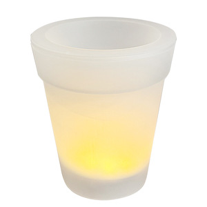 <b>Solar</b> <b>Flower</b> Pot Lamp Outdoor Garden Decorative <b>Light</b> Round Basin Lawn Landscape LED Night <b>Light</b> - Product Image 5