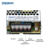 Fuente de Alimentación Conmutada de Salida Única LRS-50-48 48VDC 1.1A 50W para Instrumentos Electrónicos