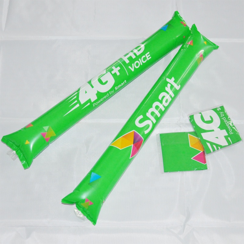 Оптовая продажа, простой дизайн, шумовая надувная футбольная палочка