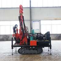 Machine de forage domestique et agricole, portable, multifonctionnelle, hydraulique, pour puits d'eau, équipée d'un moteur diesel