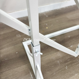 Decoración para Recepción de Boda, Soporte de Flores con Marco en Forma de Corazón para Decoración de Fondo de Fiesta - Product Image 5