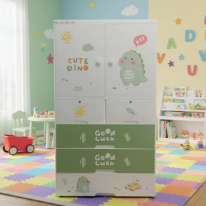 Cassettiera Armadio, Bestseller e Attraente Mobiletto Portaoggetti con Disegni Cartoon, Non Perdere l'Occasione di Portarlo nella Cameretta dei Vostri Bambini nel IT - Product Image 5